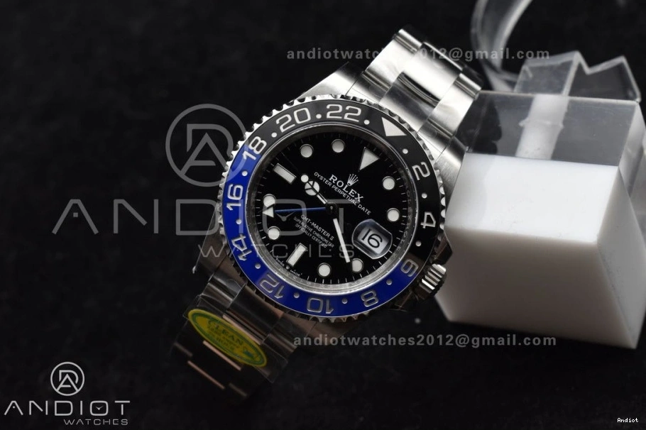 Black GMT-Master Oyster BLNR Bracelet CHS 126710 on Edition Factory Ceramic DD3285 II Best Blue Clean 0424